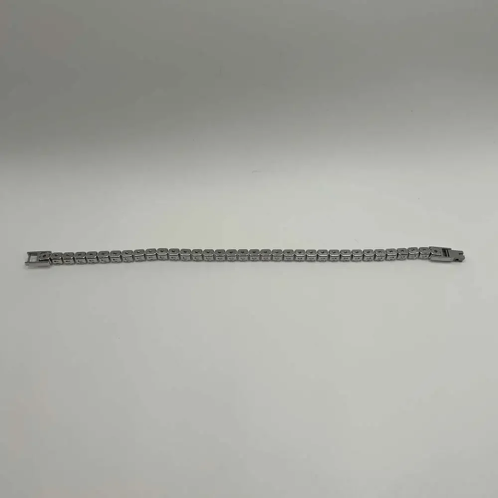 Moissanite Tennis Bracelet 5mm 8 Inch New VVS1 D Silver Waterproof Insane Shine
